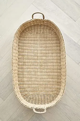 100% Natural Bebe Bask Handmade Baby Changing Basket