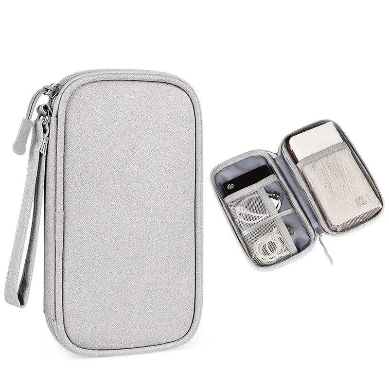 20000mAh Portable Power Bank Organizer Pouch for Charger, USB Cables, and Earphones