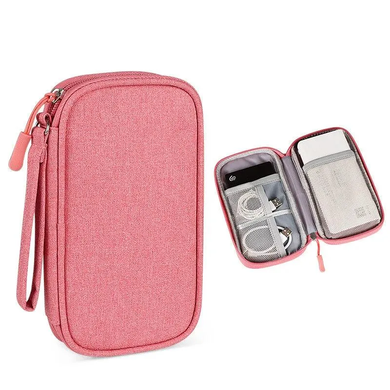 20000mAh Portable Power Bank Organizer Pouch for Charger, USB Cables, and Earphones