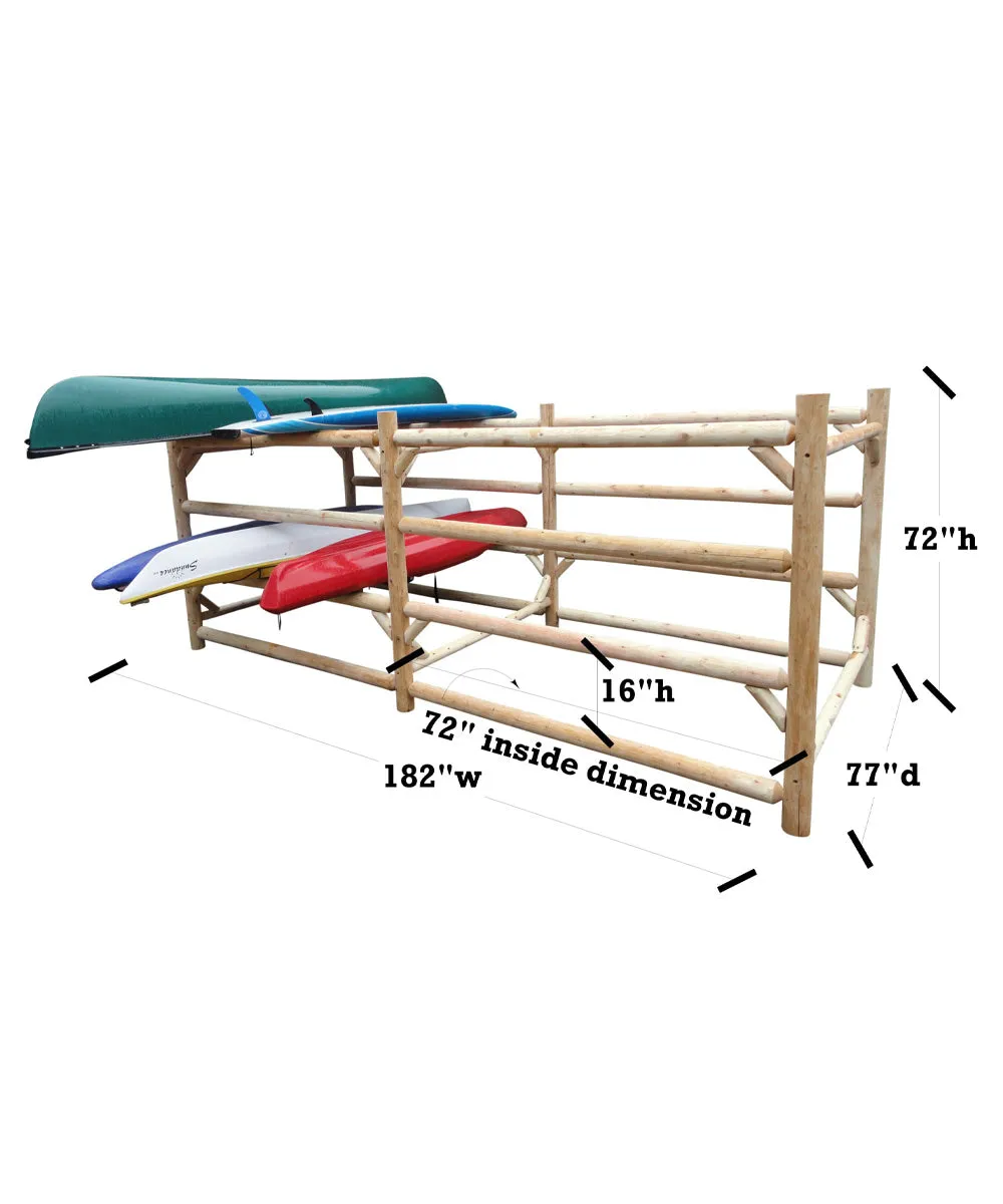 24 Kayak, Canoe, and SUP | Outdoor Freestanding Rack