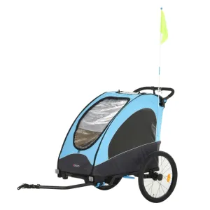 3-in-1 Bike Trailer - Blue