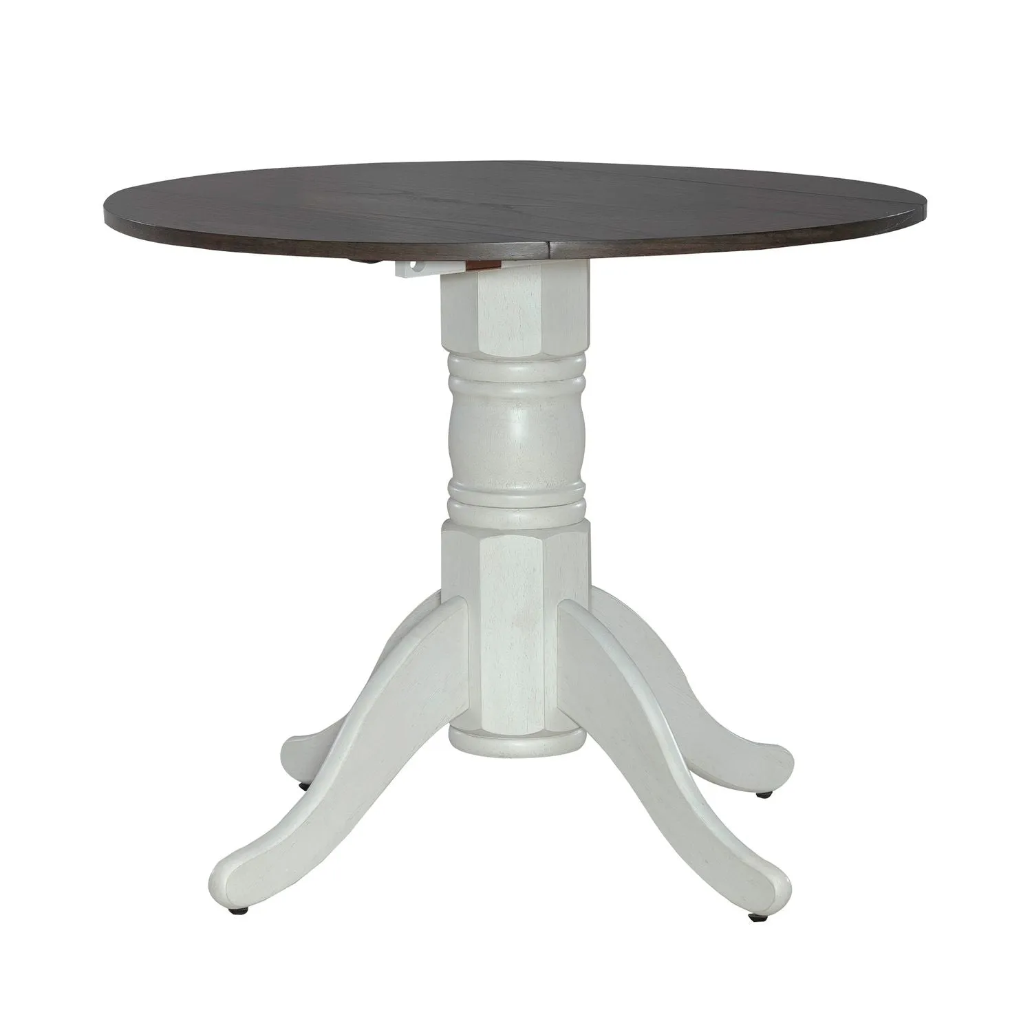 3 Piece round dropleaf dining set