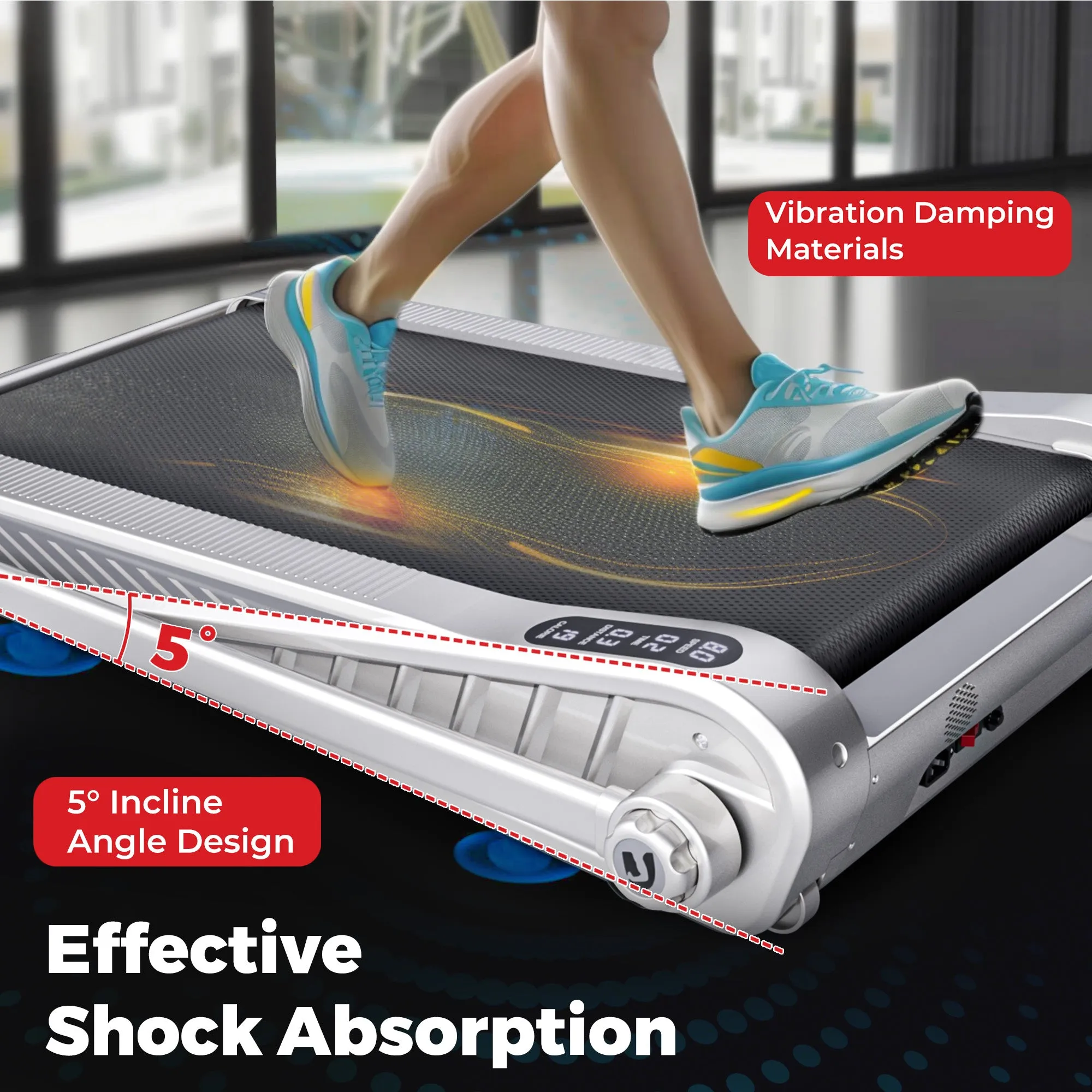 Advwin Compact Treadmill with Incline