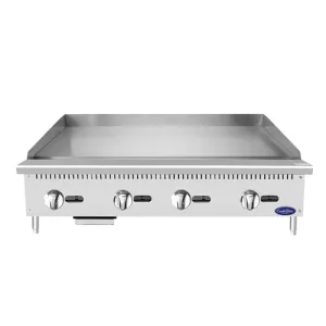 Atosa ATMG-48 CookRite Griddle for Gas, Countertop, 48 inches Width