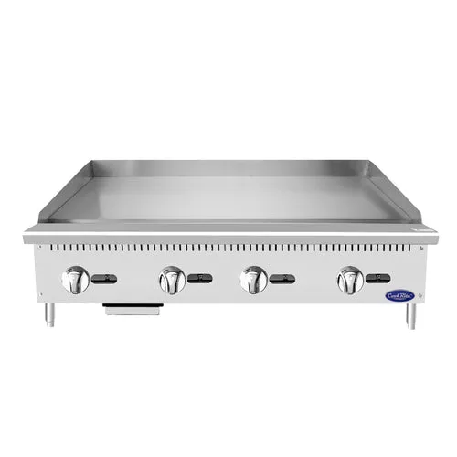 Atosa ATMG-48 CookRite Griddle for Gas, Countertop, 48 inches Width