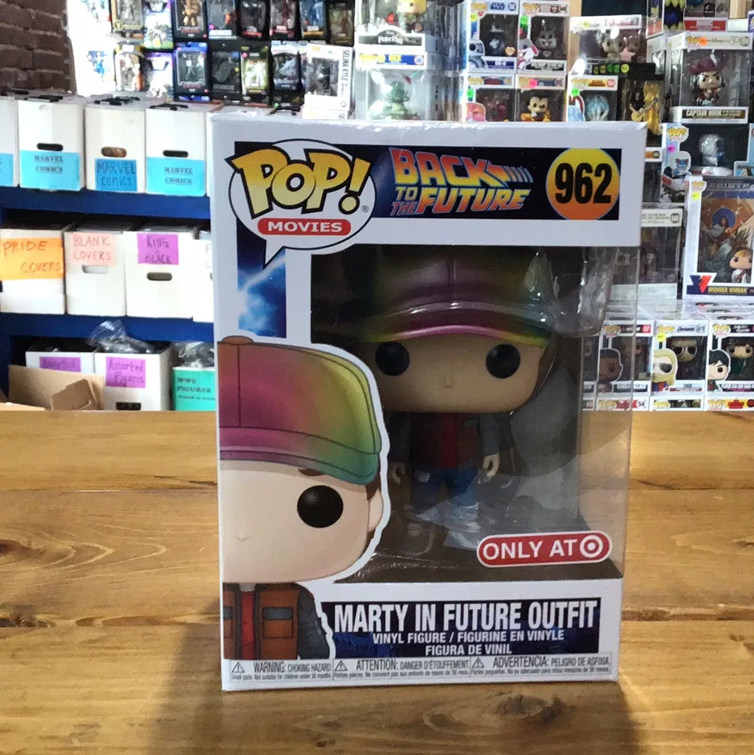 Back to the Future Marty In Future Outfit 962 Target Exclusive Funko Pop! Vinyl figure movie