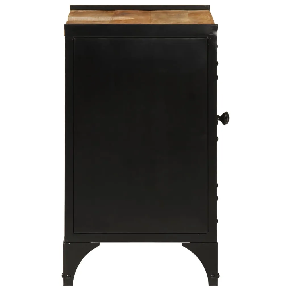 Bathroom Sink Cabinet 55x35x60 cm Iron and Solid Wood Mango