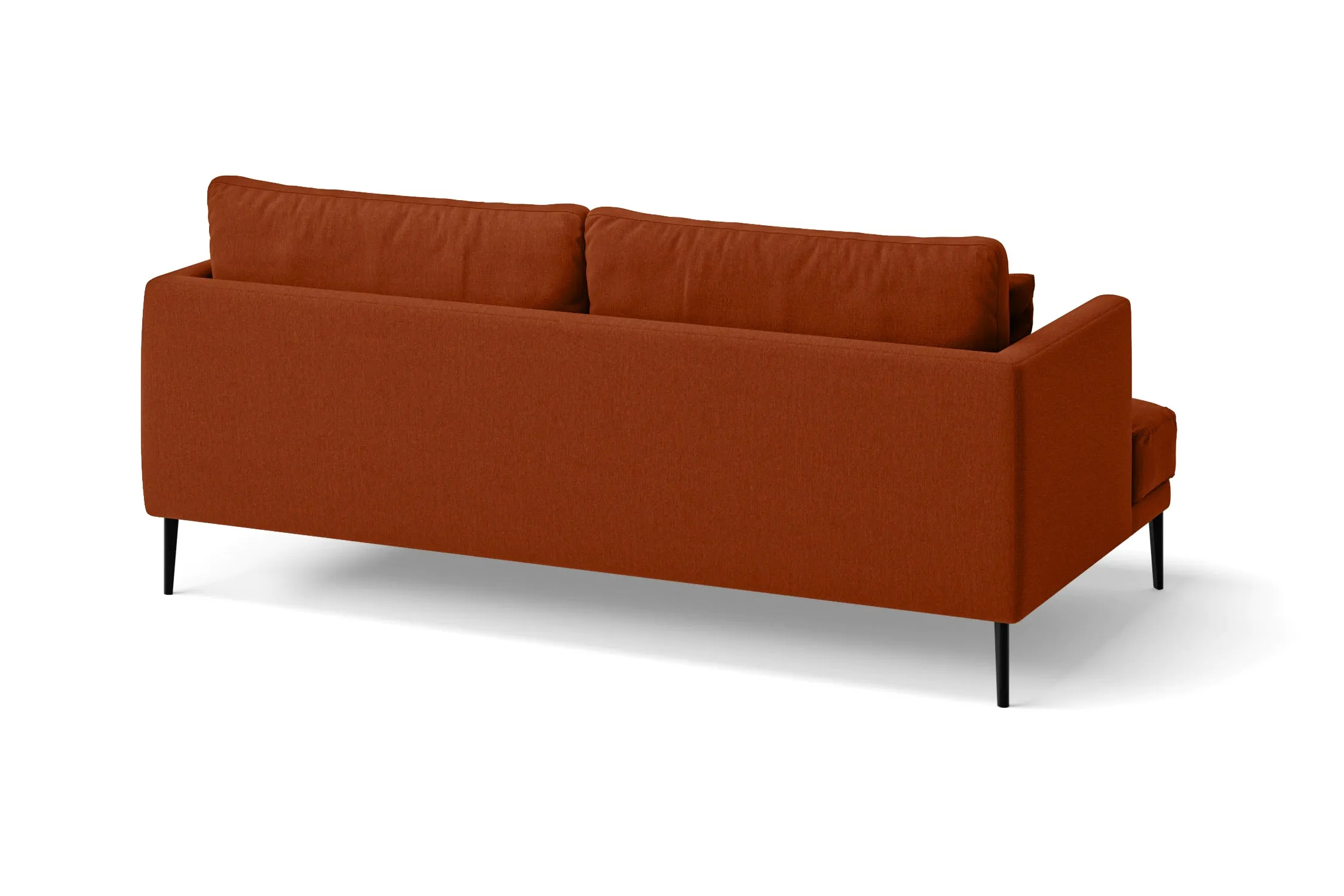 Bisceglie 2 Seater Sofa Orange Linen Fabric