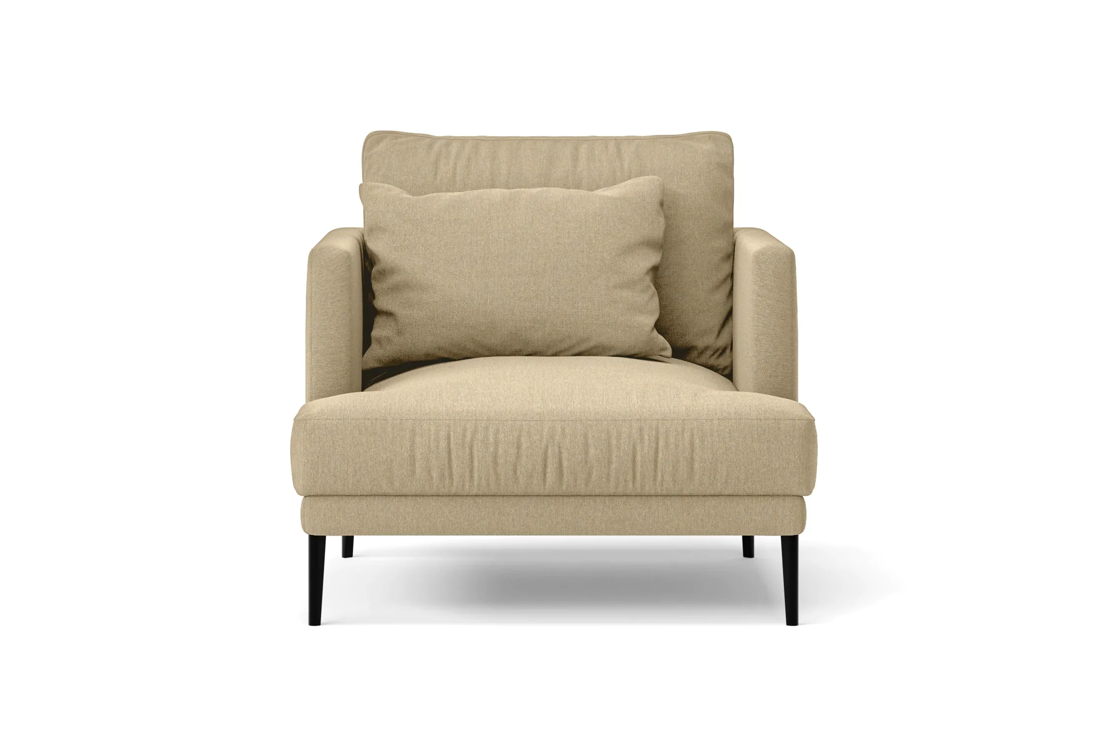 Bisceglie Armchair Beige Linen Fabric