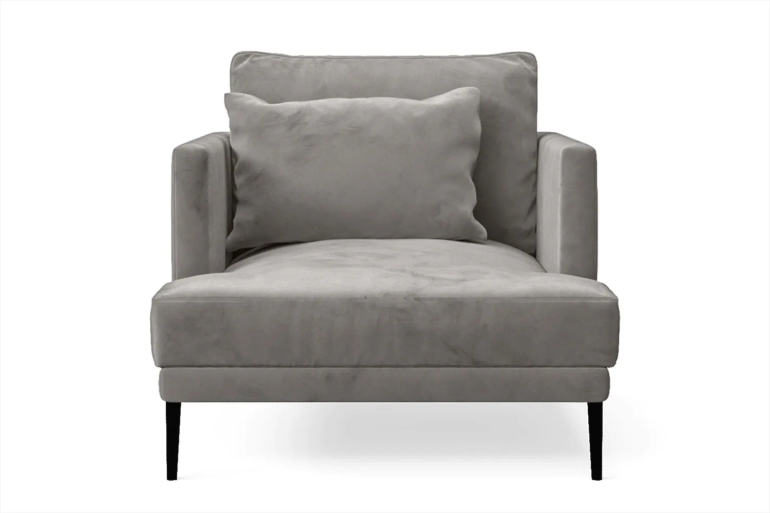 Bisceglie Armchair Grey Velvet