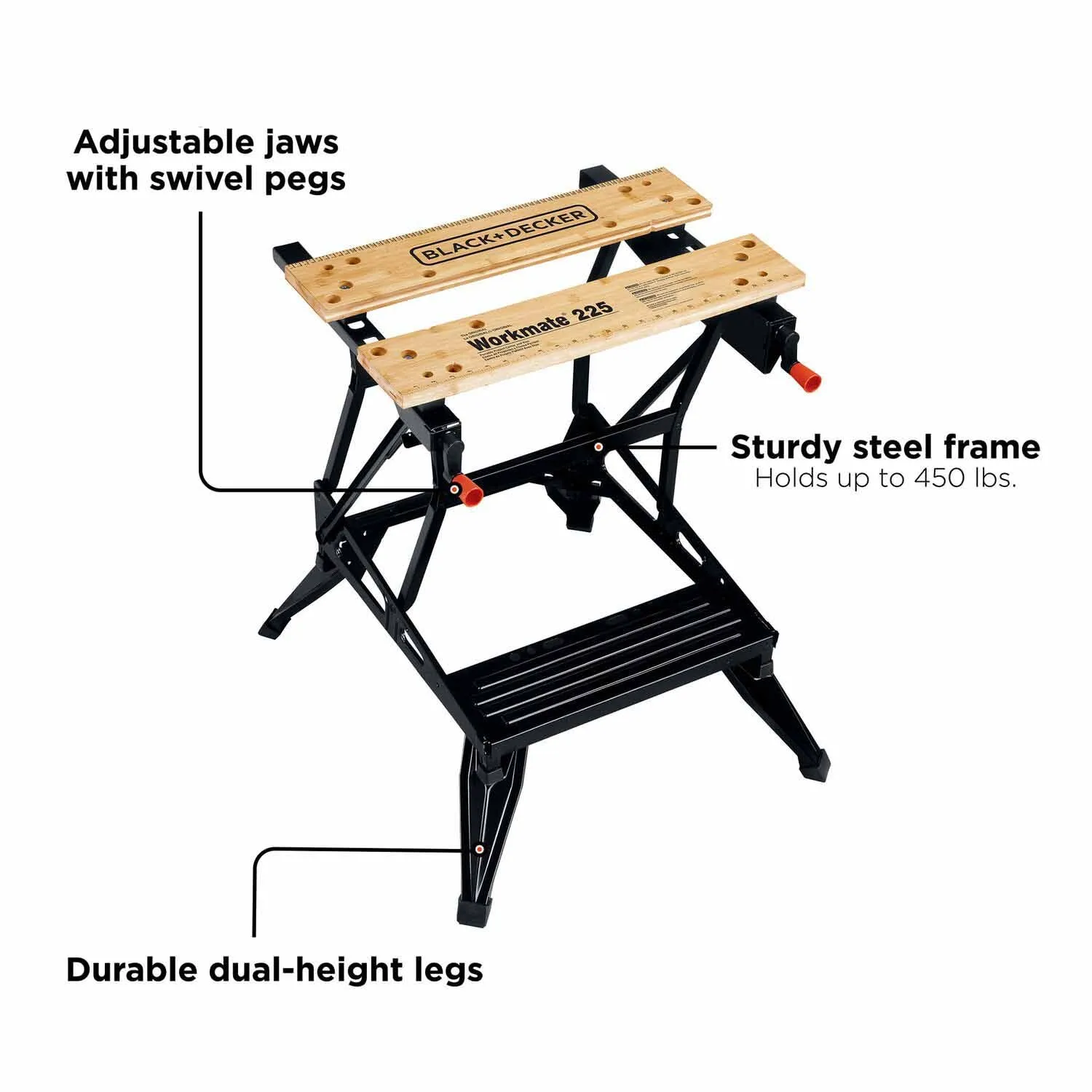 Black & Decker WM225 Workmate® 225 Portable Project Center