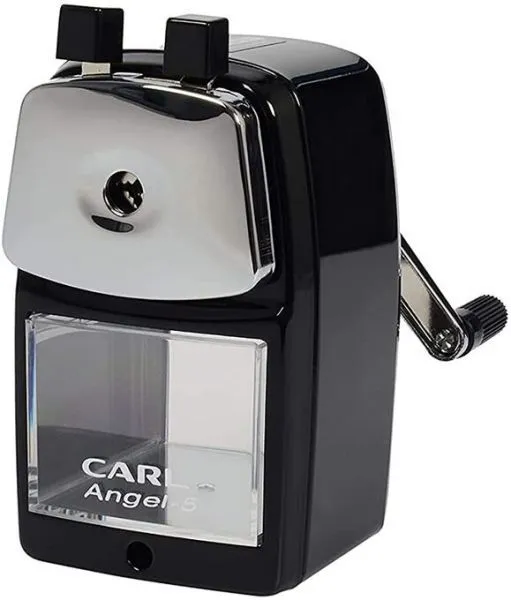 Carl Pencil Sharpener Angel Black