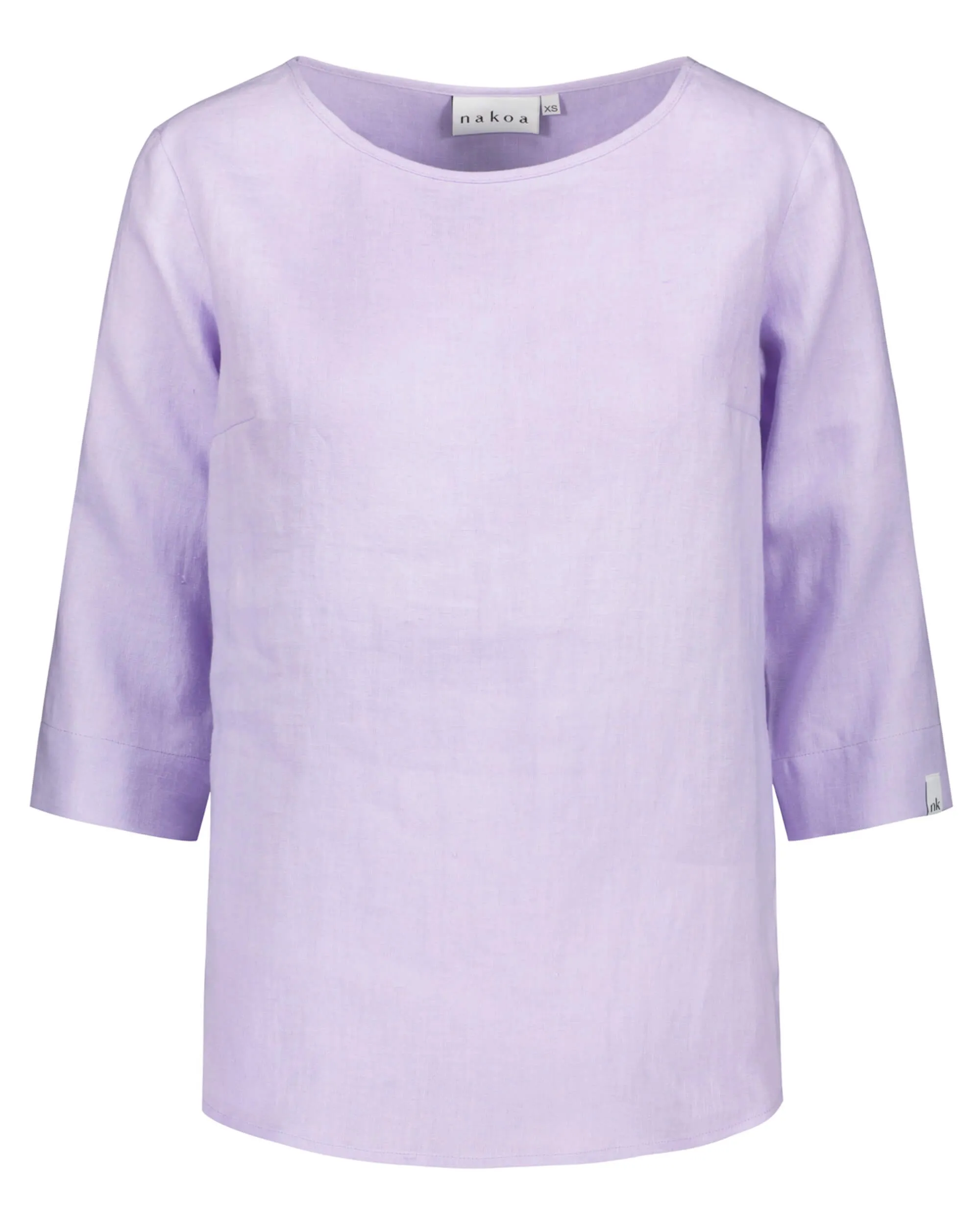 Classic Linen Blouse Lupine Purple