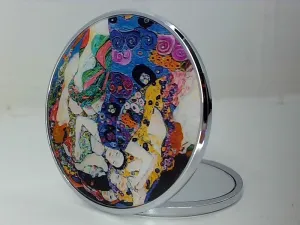 Compact Artistic Cosmetic Mirror