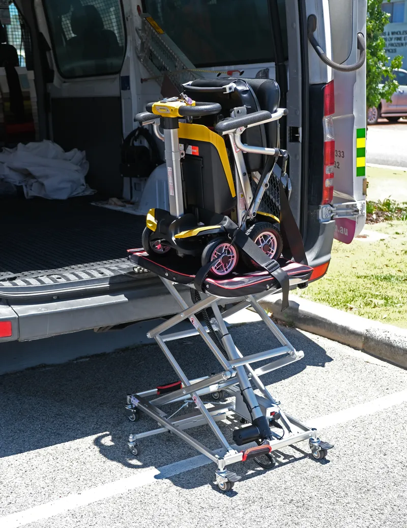 E-Traveller - EzyLifter Scooter Wheelchair Platform Lift