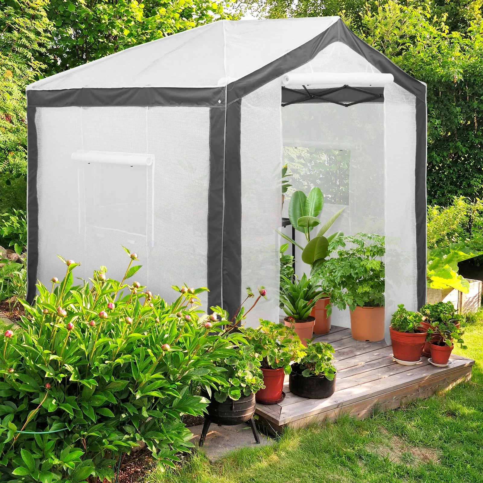 EAGLE PEAK 8x8 Portable Walk-in Greenhouse