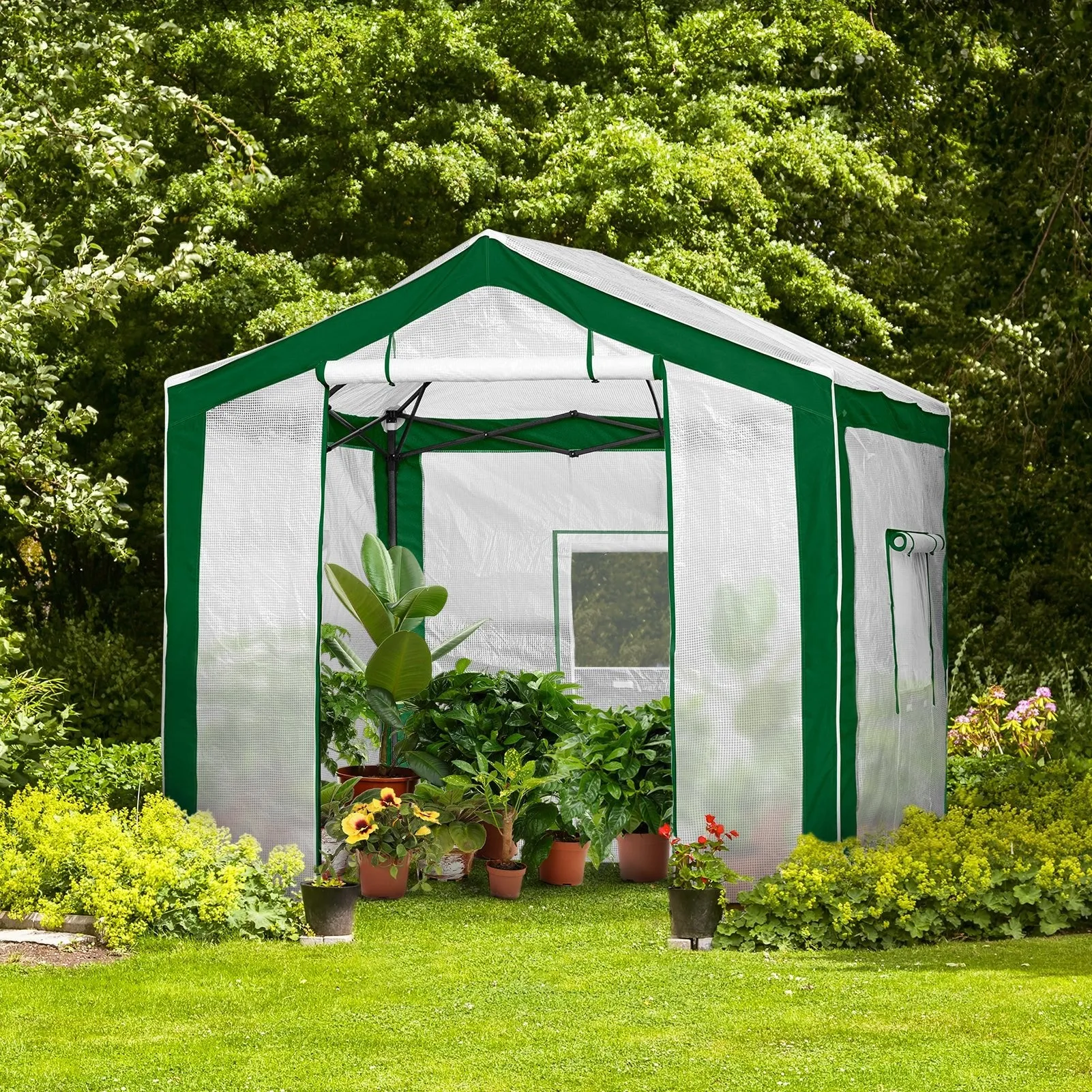 EAGLE PEAK 8x8 Portable Walk-in Greenhouse