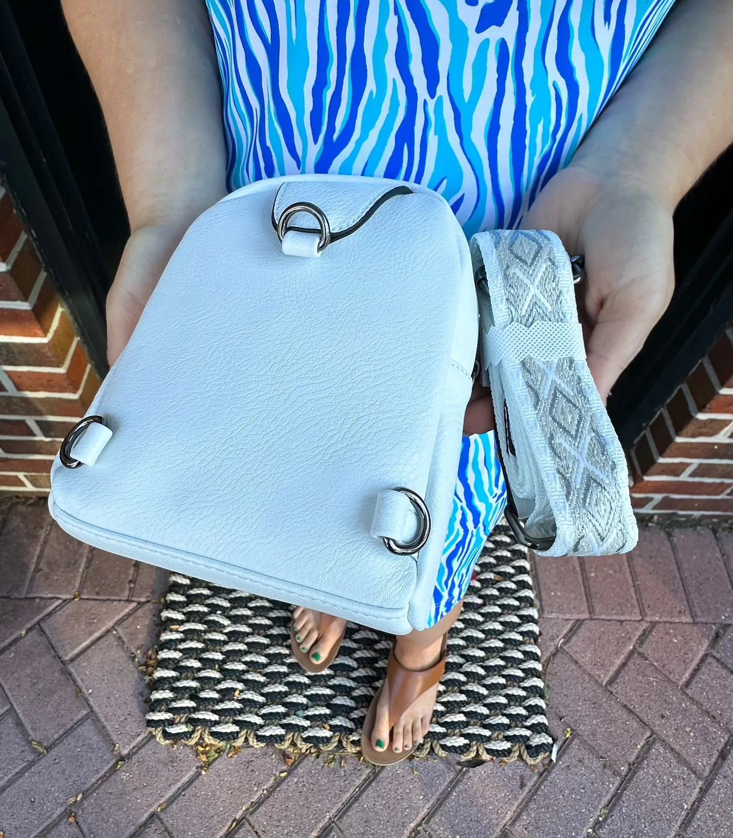 ELLEN CROSSBODY SLING IVORY