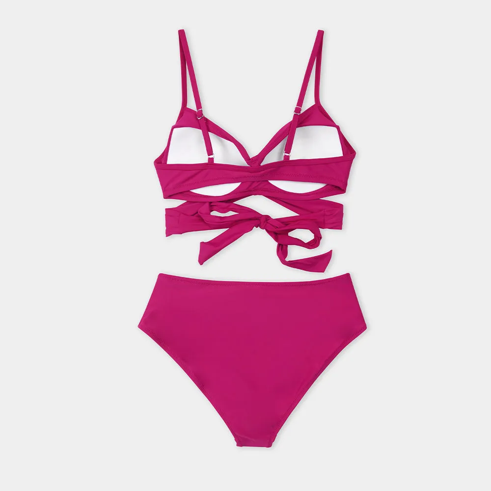 Felicity Two Piece Summer Tie Bandage Bikini