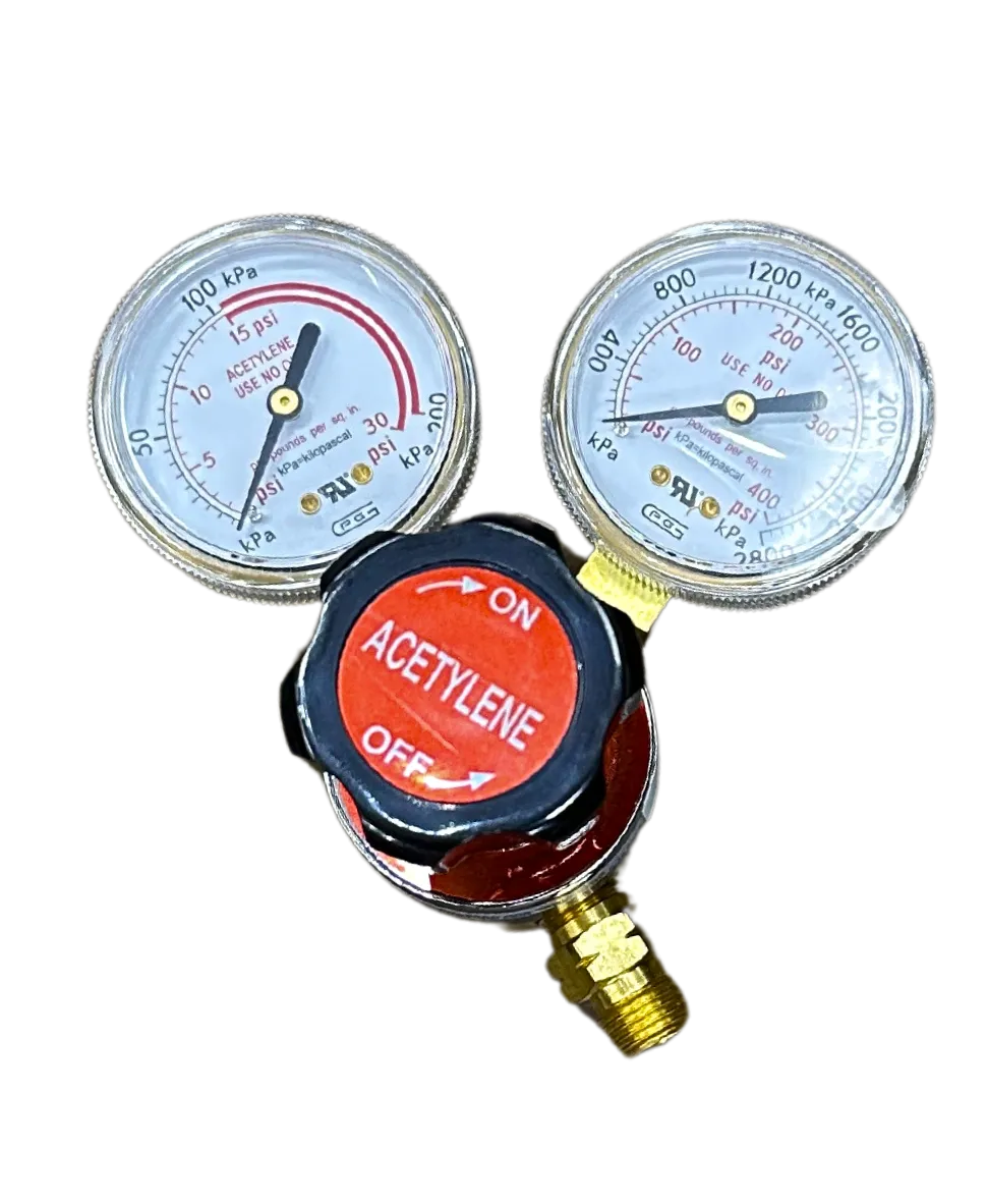 Gentec Acetylene Regulators ("B" Tank)