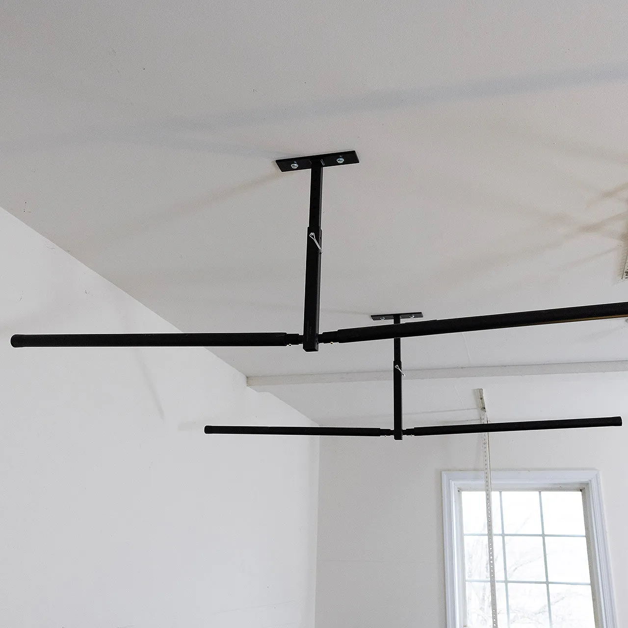 Hi-Port 2 | Ski & Snowboard Adjustable Ceiling Storage Rack | Double | Holds 150 lbs