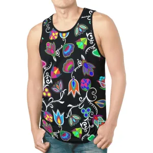 Indigenous Paisley Black Tank Top