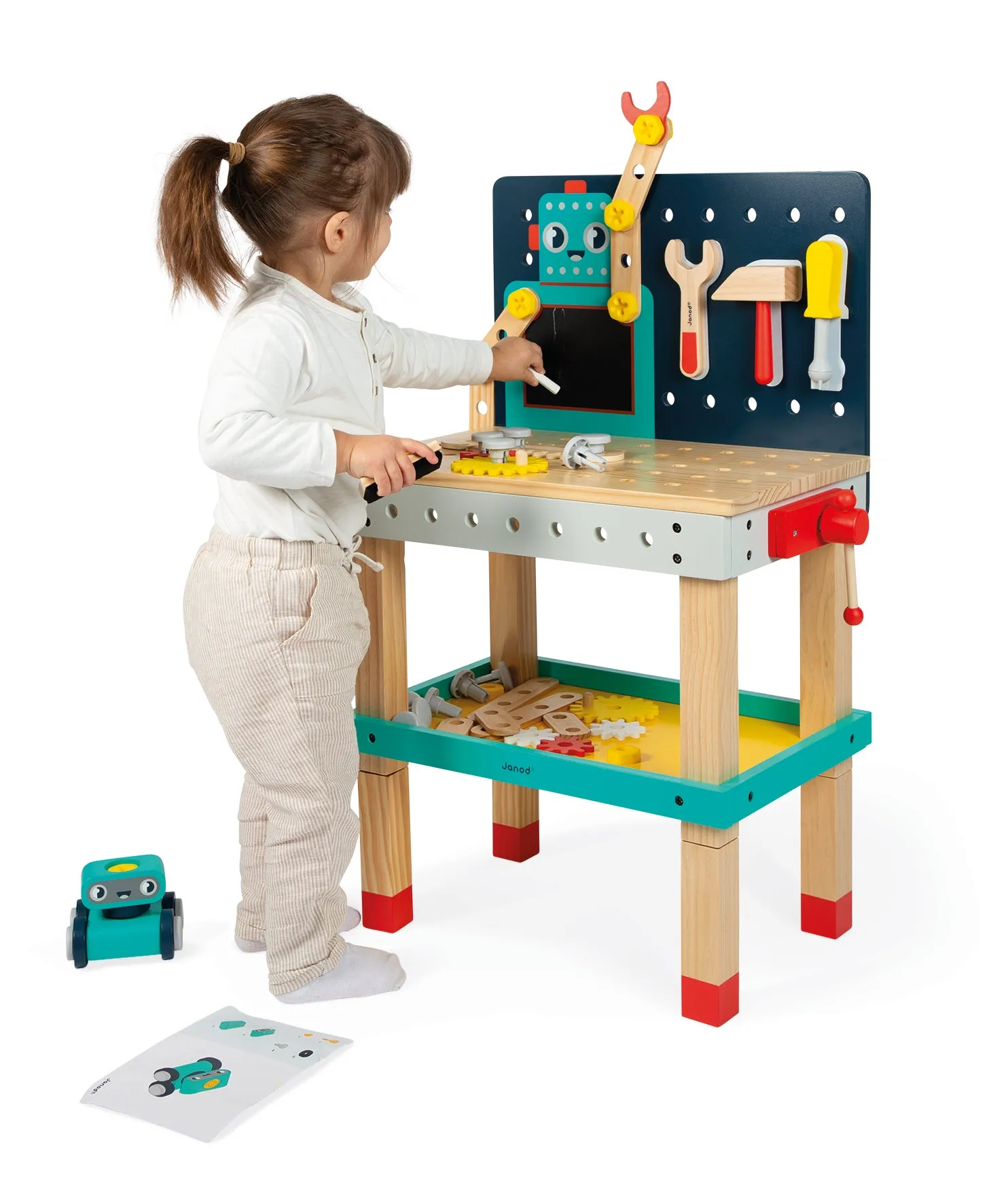 Janod Brico Kids Big Robot DIY Workbench