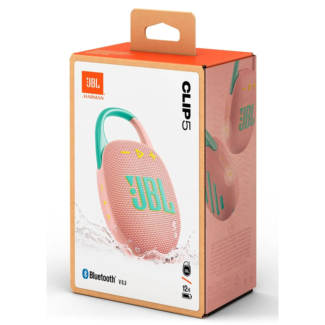 JBL Bluetooth Portable Speaker CLIP5PINKAM