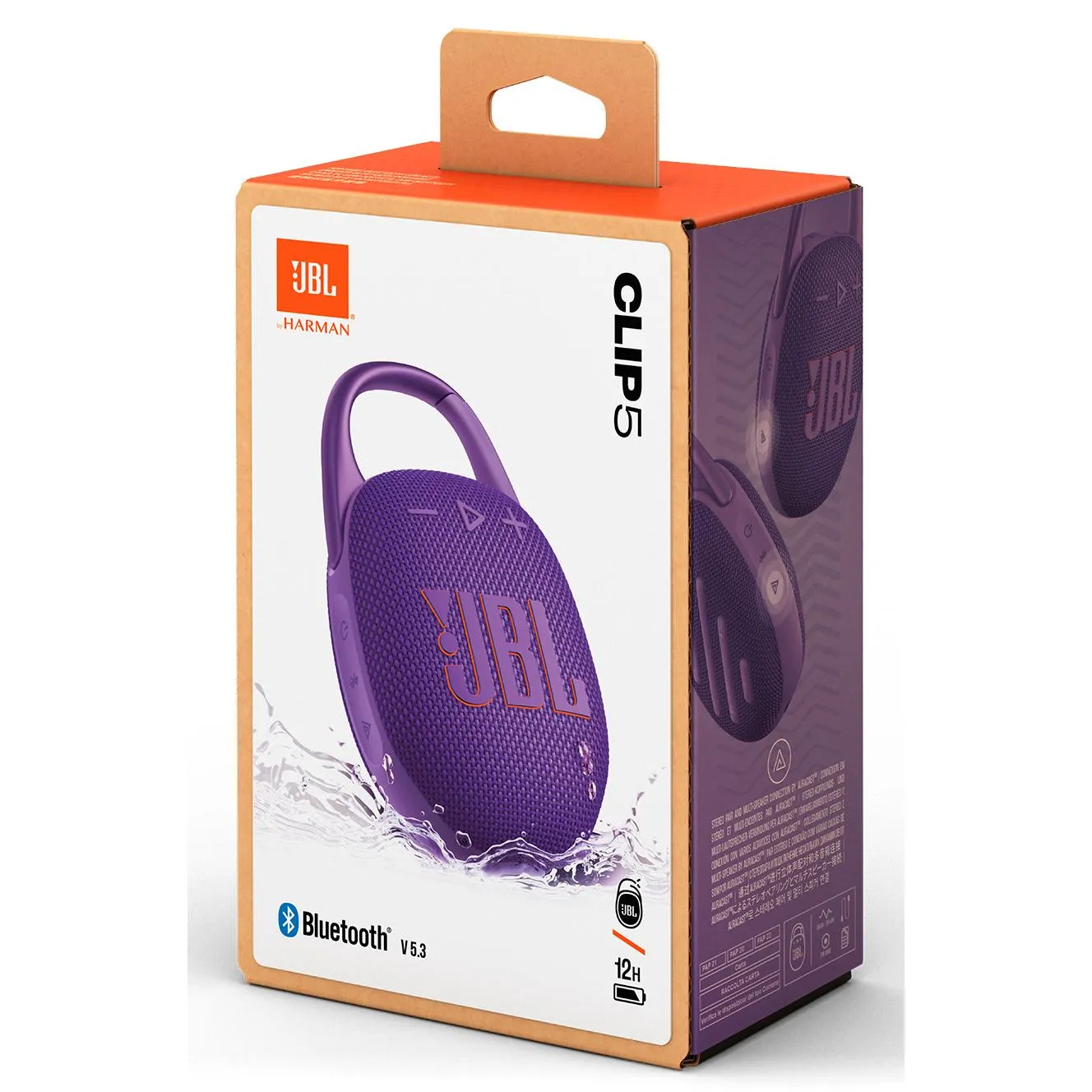 JBL Bluetooth Portable Speaker CLIP5PURAM