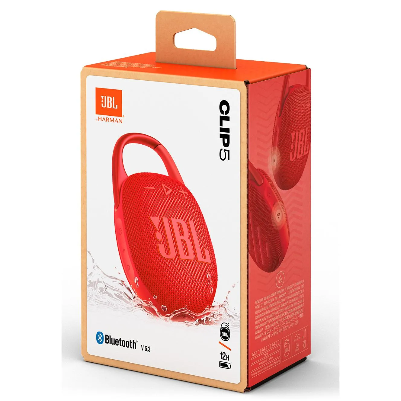 JBL Bluetooth Portable Speaker CLIP5REDAM