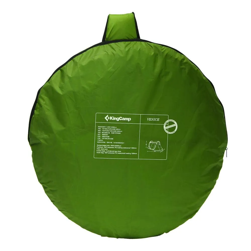 KingCamp Venice Pop-Up Lightweight Camping Tent (Green)