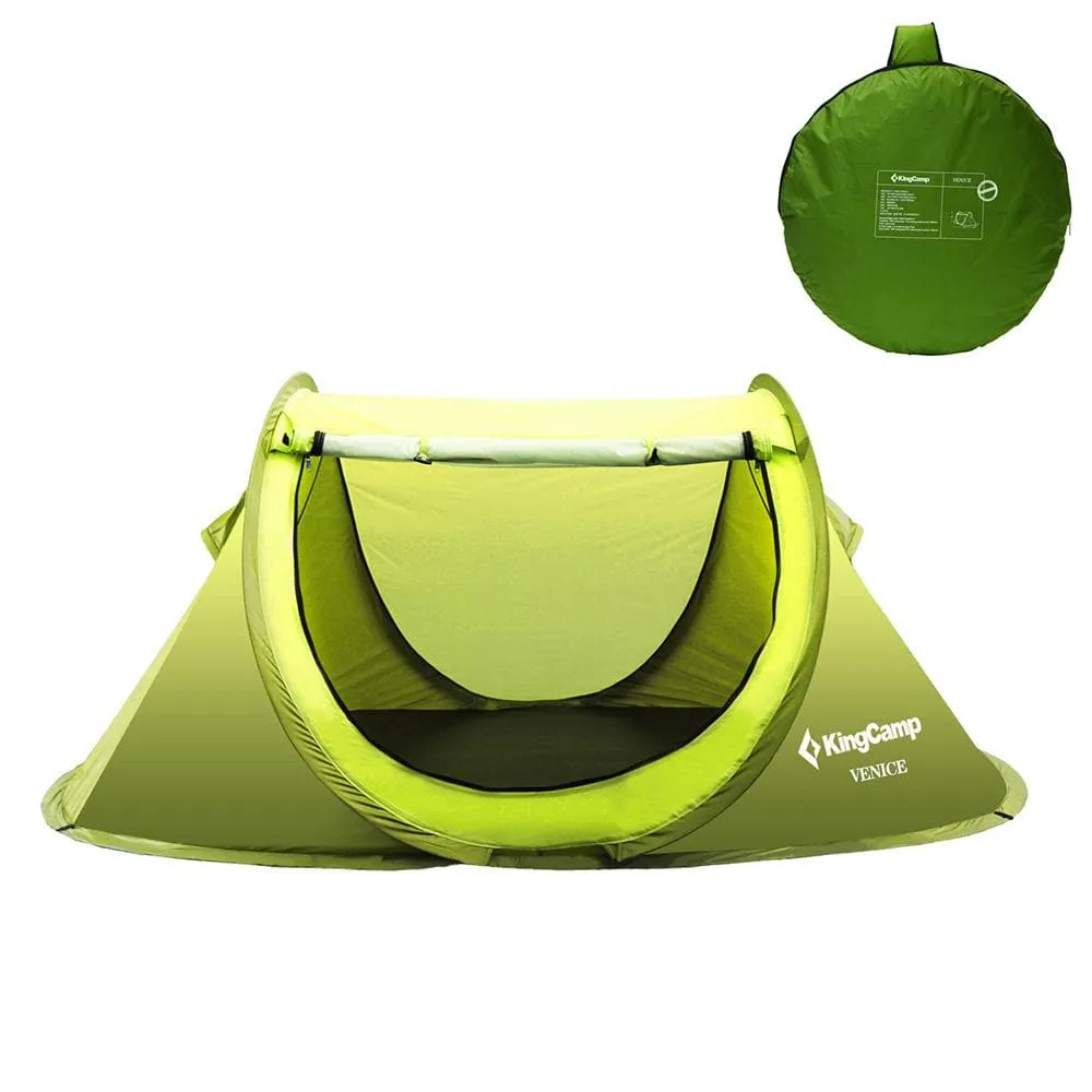 KingCamp Venice Pop-Up Lightweight Camping Tent (Green)