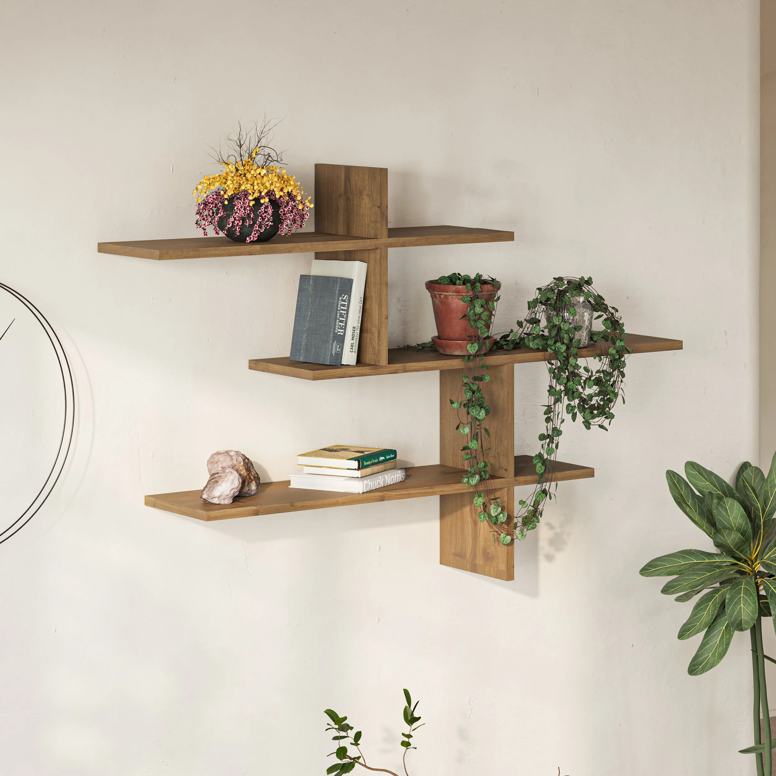 Leo Modern Floating Shelf Tall 80.5cm