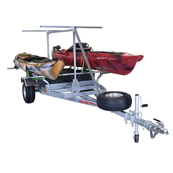 Malone MegaSport 2 Boat w/ Storage & 2nd Tier Trailer Package