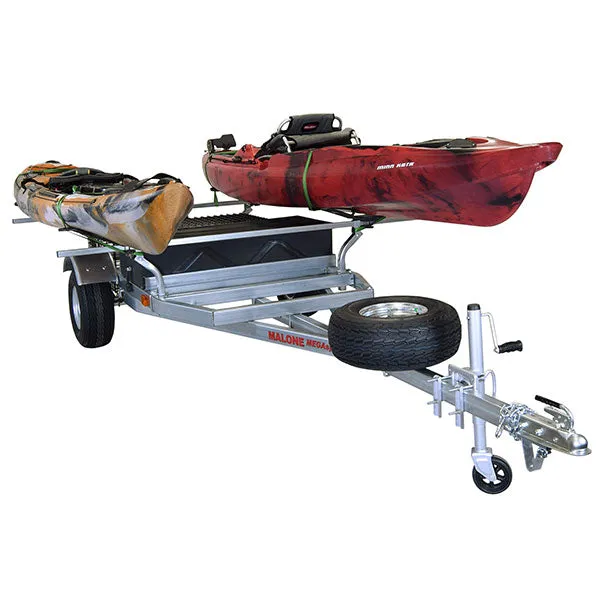 Malone MegaSport 2 Boat w/ Storage Trailer Package