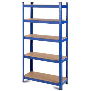 Metal Storage Shelves, 60inches Heavy Duty Frame Organizer, 5-Tier Garage Shelf