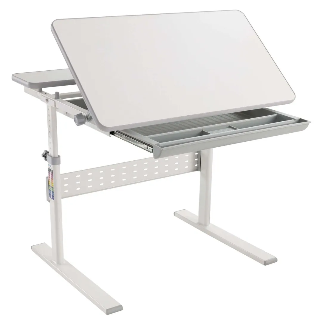 Mount-It! 32"x26" Height-Adjustable Kid's Desk for Children K-12, MI-10204