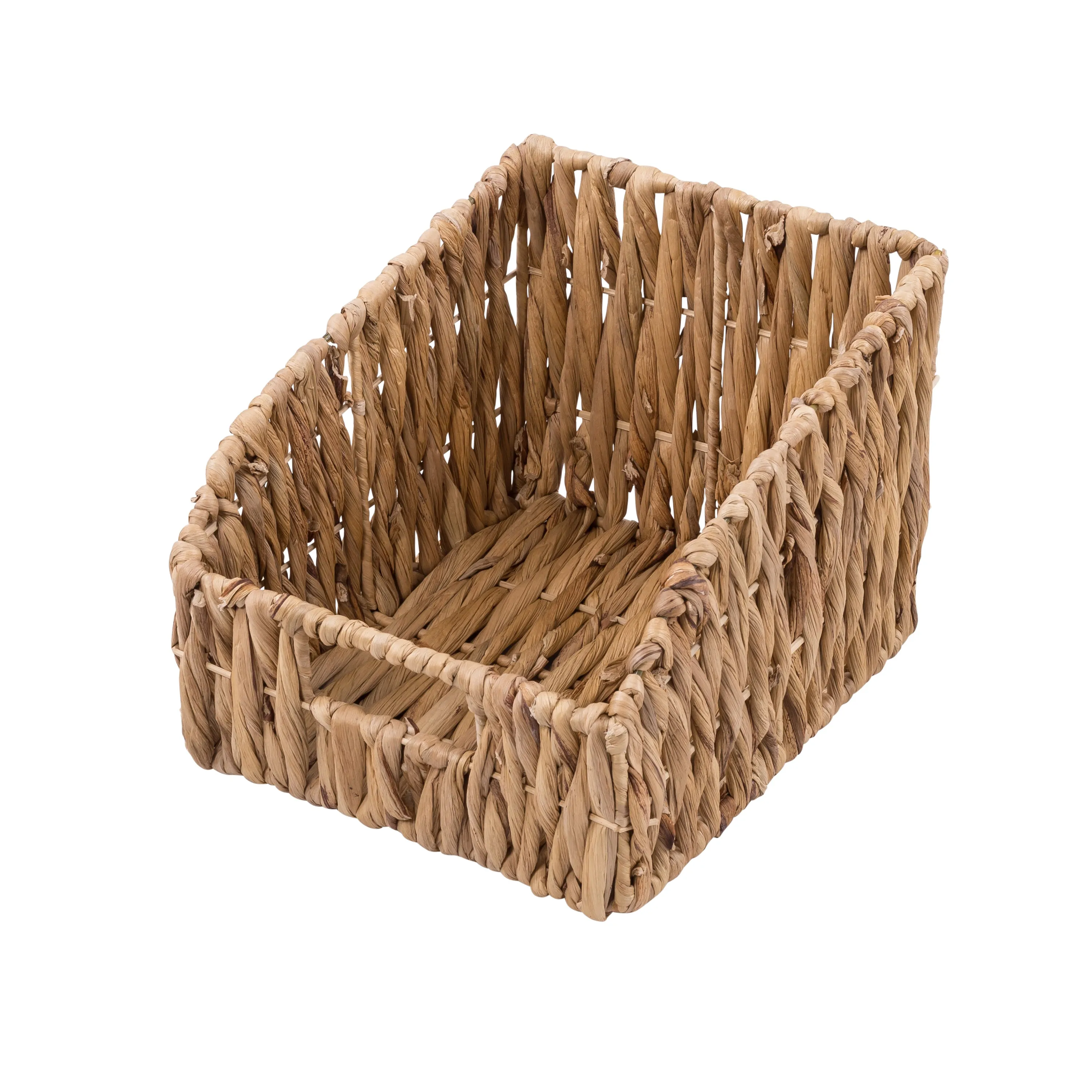 Natural Wicker Open Storage Baskets (Set of 2)