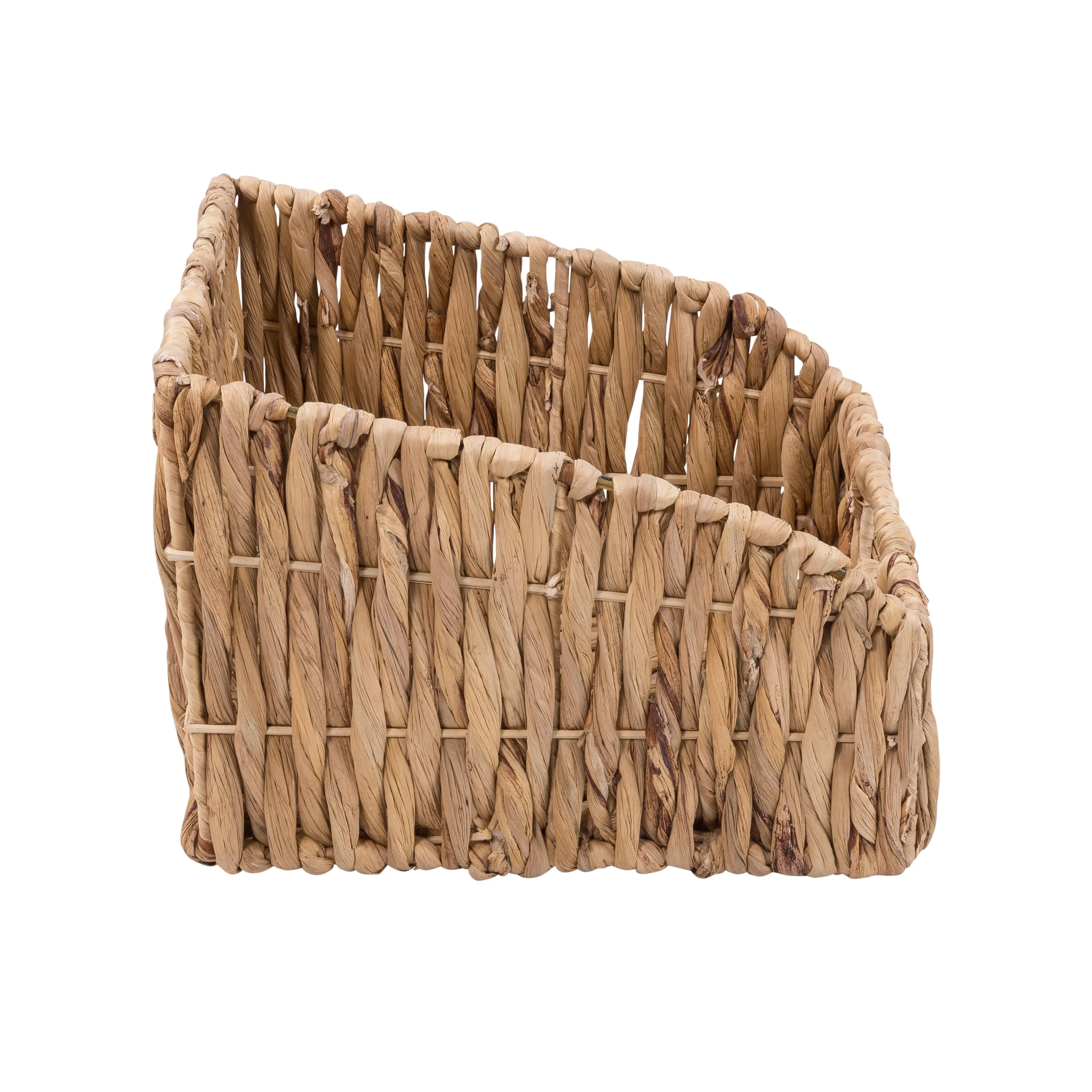 Natural Wicker Open Storage Baskets (Set of 2)