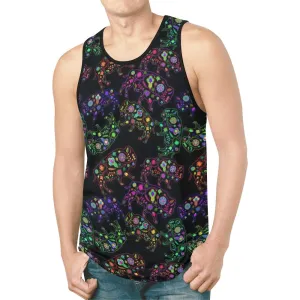 Neon Floral Buffalos Tank Top