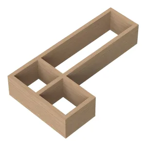 Nuie Lunar L-Shaped Bamboo Drawer Organiser