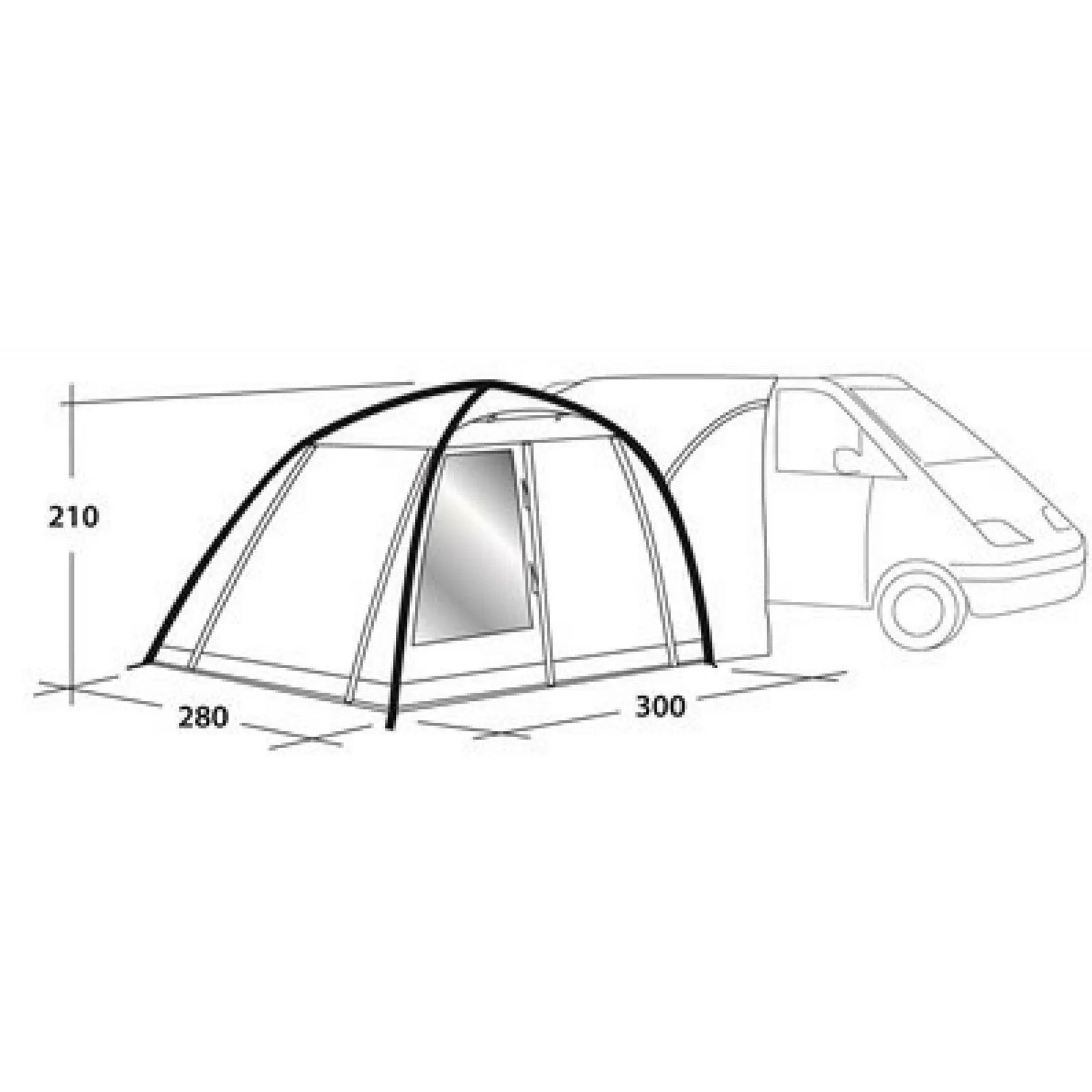 Outwell Daytona Air Tall Driveaway Awning (2018 Edition)