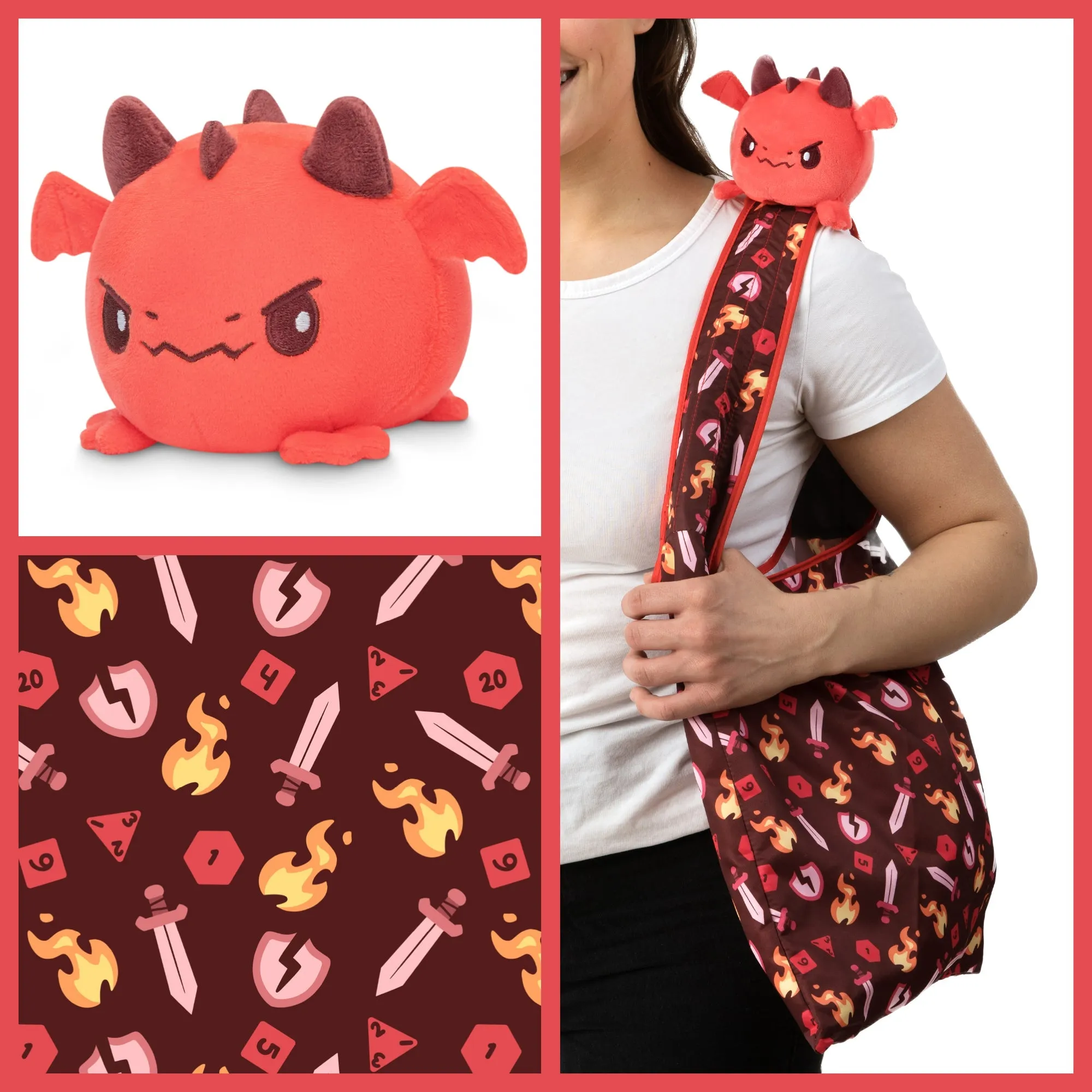 Plushiverse Tabletop Dragon Plushie Tote Bag