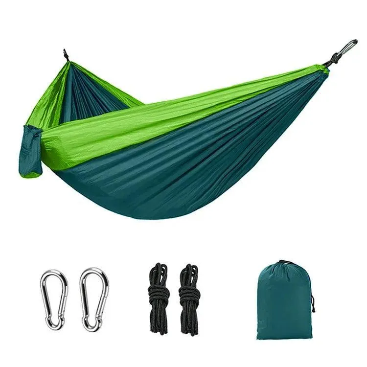 Portable Camping Hammock: Lightweight Nylon Single Bed for Relaxation