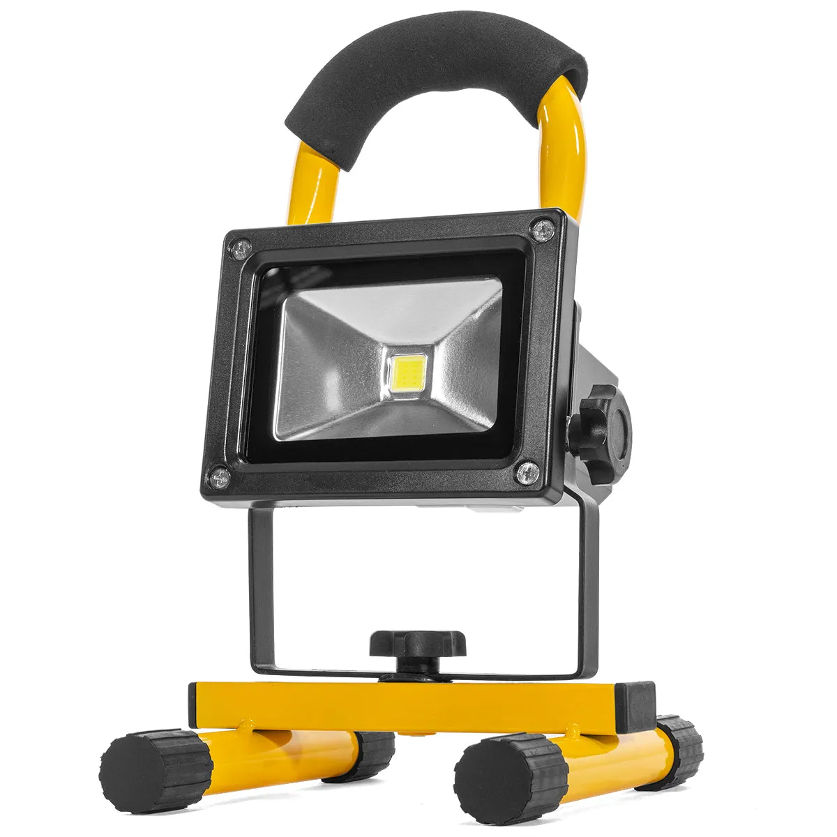 Rechargeable Power LED Cob Work Light Adjustable Stand Waterproof Battery, 10W