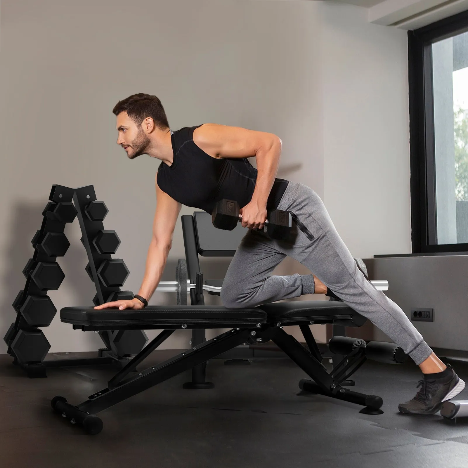 RitFit PWB01 Adjustable Foldable Weight Bench