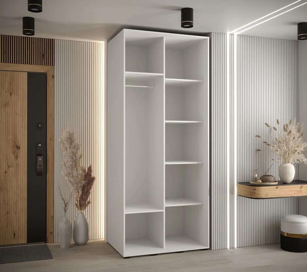 Sapporo I Sliding Door Wardrobe 110cm