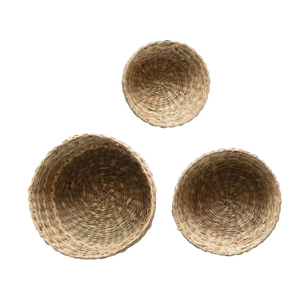 Set of 3 Seagrass Baskets