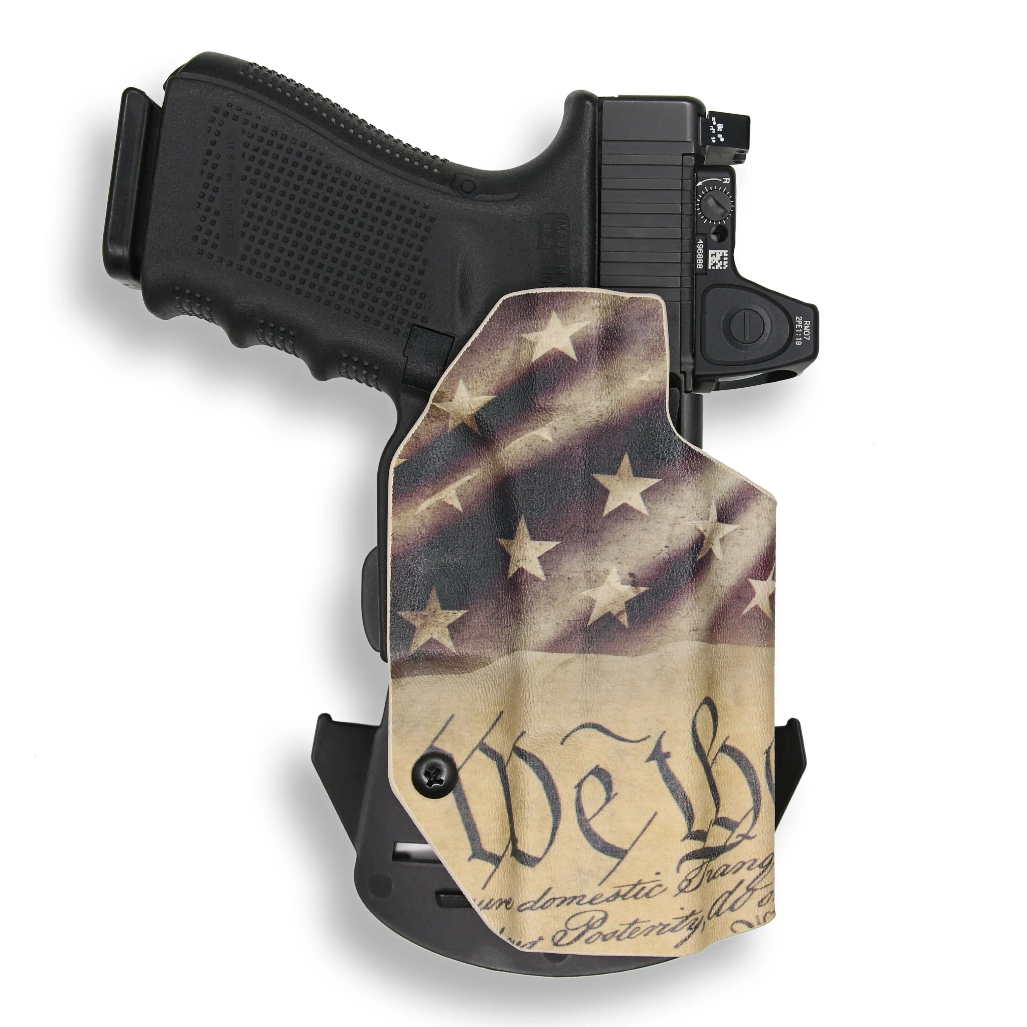 Smith & Wesson M&P 9C/40C / M2.0 3.5"/3.6" Compact Manual Safety Red Dot Optic Cut OWB Holster