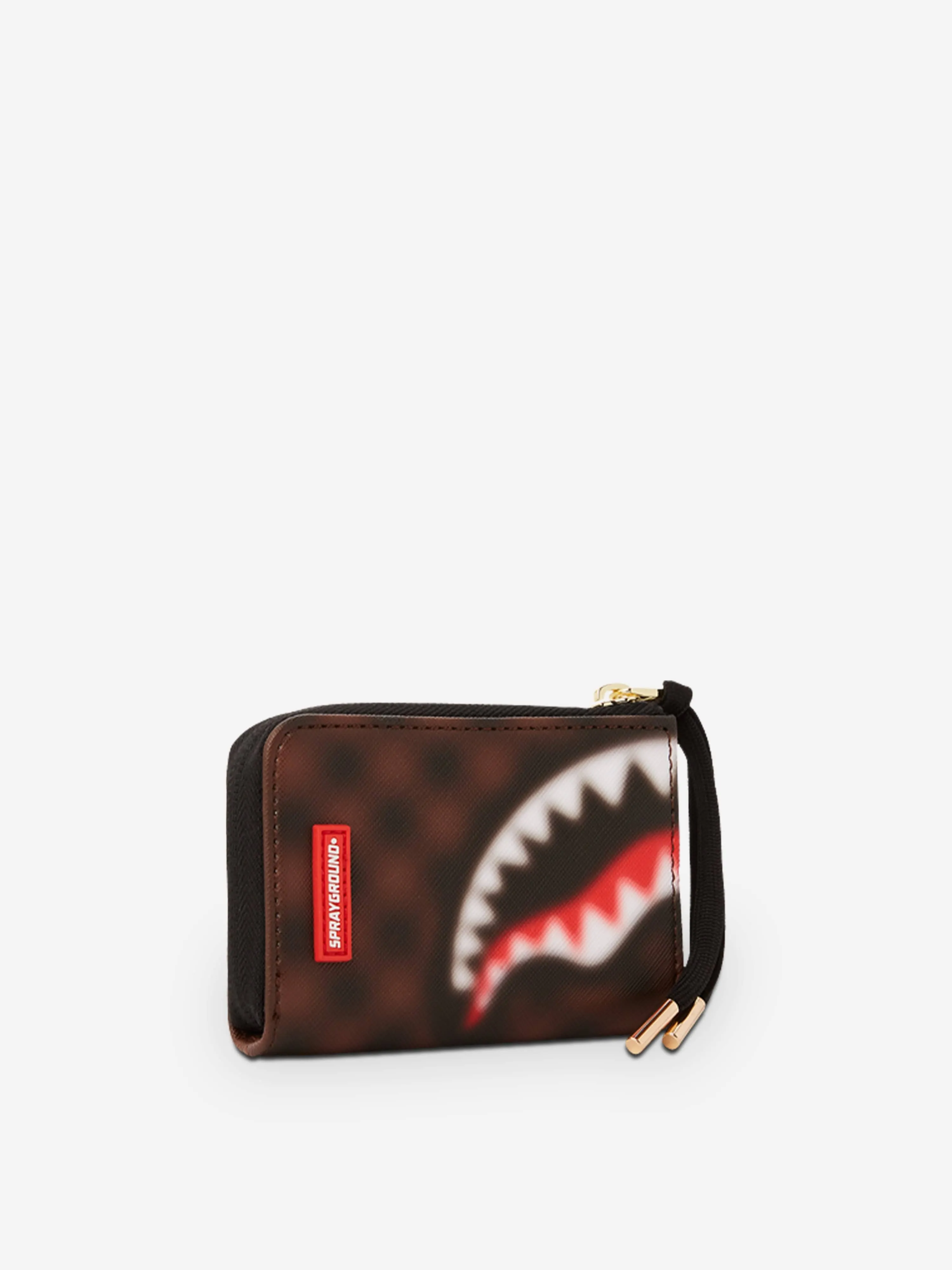 Sprayground Kids Sharks in Paris Blur Wallet in Brown (11.43 cm)